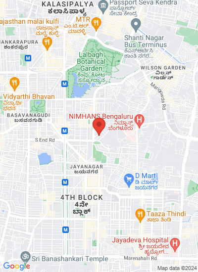 Map showing Bengaluru, India