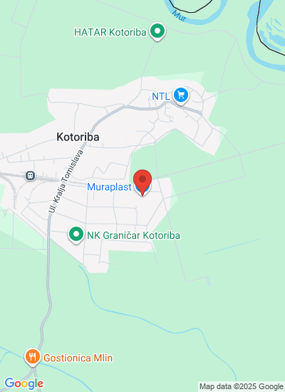 Map showing Kotoriba, Croatia