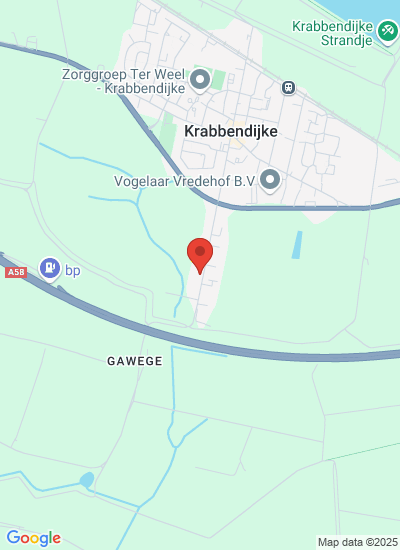 Map showing Krabbendijke, Netherlands