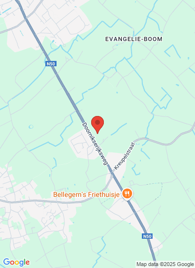 Map showing Bellegem, Belgium