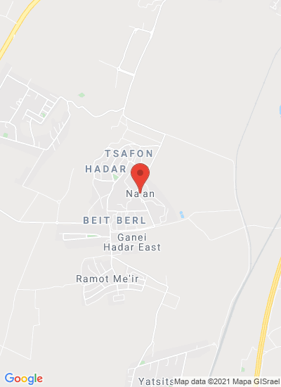 Map showing Israel, Israel
