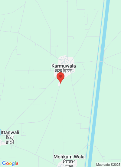 Map showing Karmuwala, India