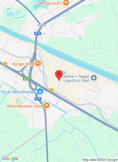 Map showing Geel, Belgium