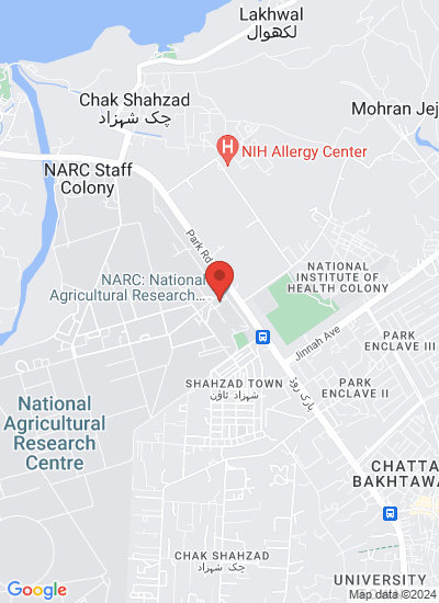 Map showing Islamabad, Pakistan