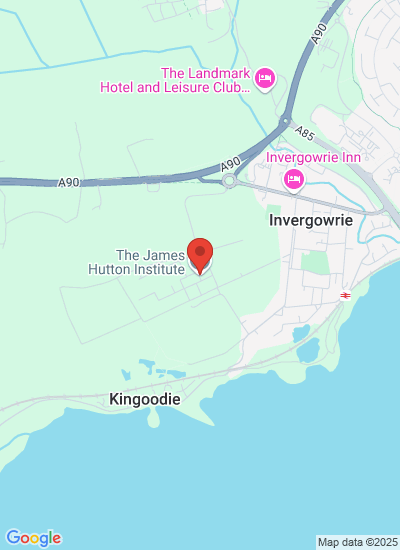 Map showing Dundee, United Kingdom