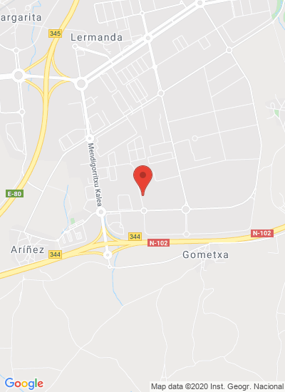 Map showing Vitoria-Gasteiz, Spain