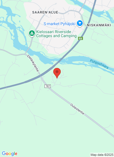 Map showing PYHÄJOKI, Finland