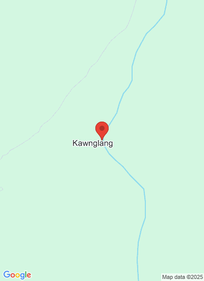 Map showing Southern Shan, Myanmar