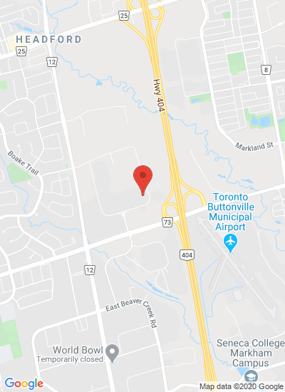 Map showing Richmond Hill, Canada