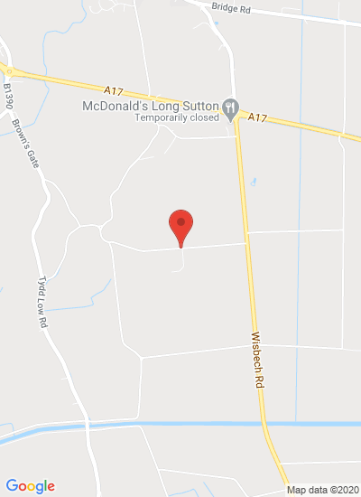 Map showing Long Sutton, Spalding, United Kingdom