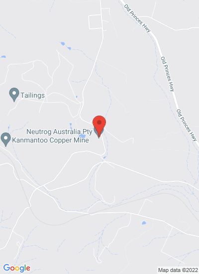 Map showing Kanmantoo, Australia
