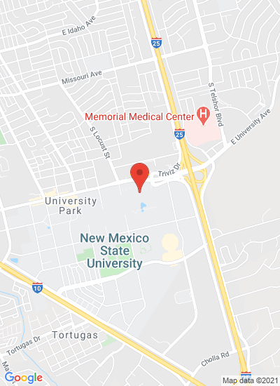 Map showing Las Cruces, United States