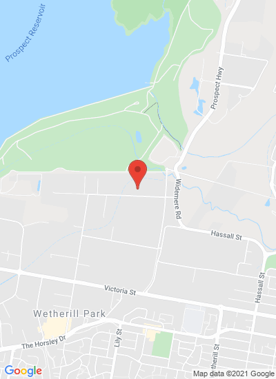 Map showing Sydney, Australia