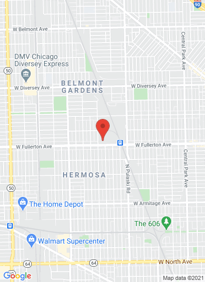 Map showing Chicago, United States