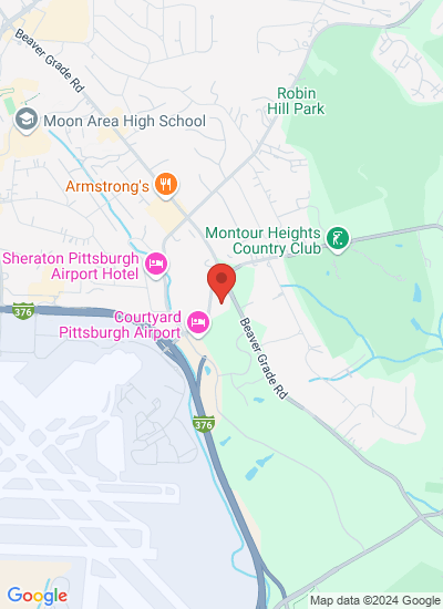 Map showing Coraopolis, United States