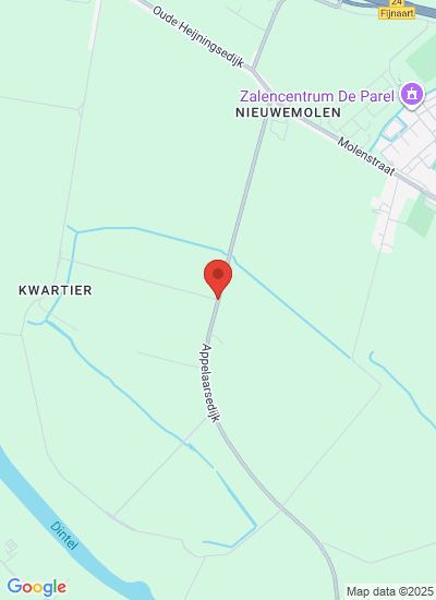 Map showing Fijnaart, Netherlands