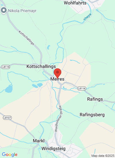Map showing Windigsteig, Austria