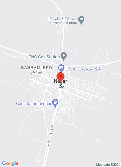 Map showing Vali-e-Asr Street, Iran