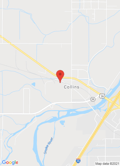 Map showing Blackfoot, United States