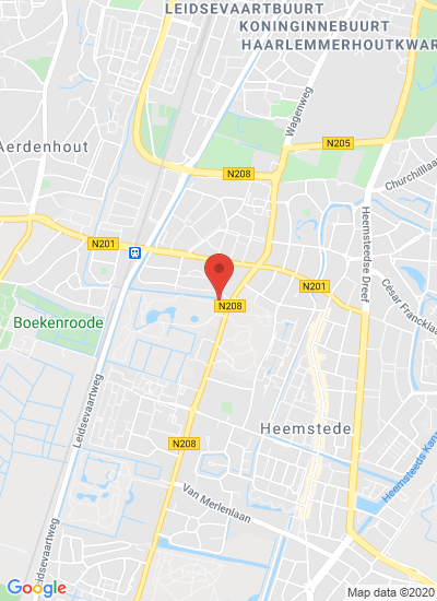 Map showing Heemstede, Netherlands