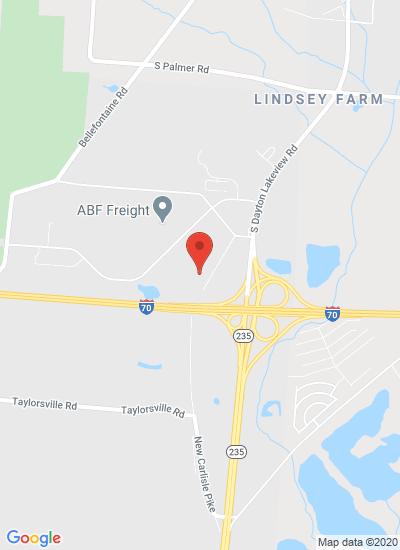 Map showing Dayton, United States
