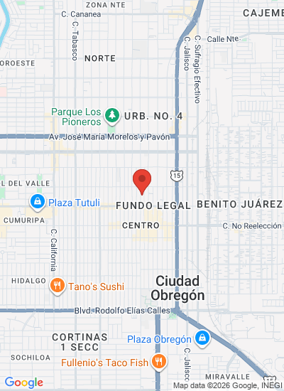 Map showing Mexico