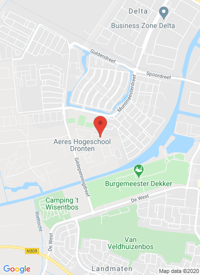 Map showing Dronten, Netherlands
