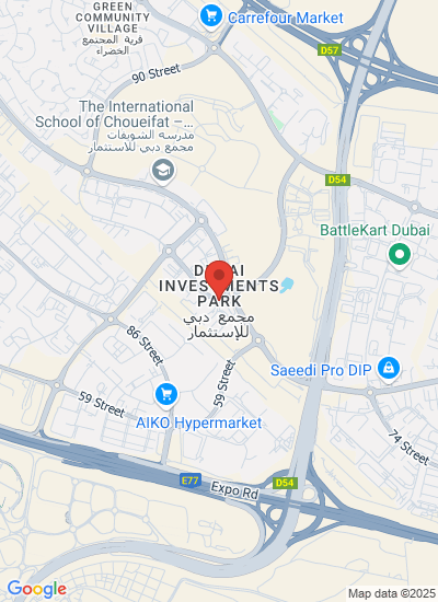 Map showing United Arab Emirates