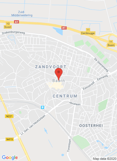 Map showing Baarn, Netherlands