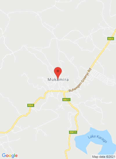 Map showing Nyabihu, Rwanda