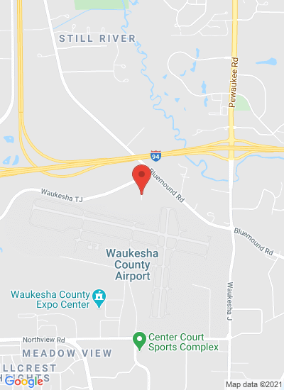 Map showing Pewaukee, United States