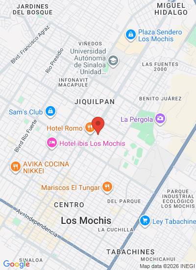 Map showing Mexico