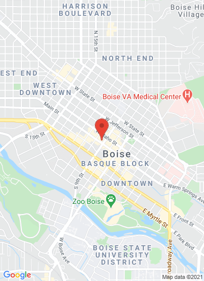 Map showing Boise, United States