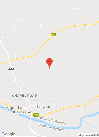 Map showing Clonmel, Ireland
