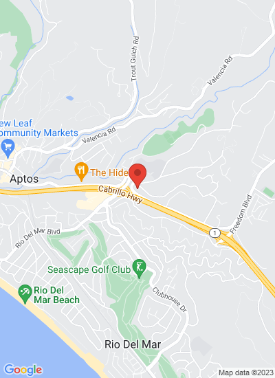 Map showing Aptos, United States