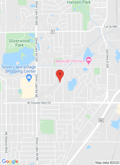 Map showing Minneapolis, United States