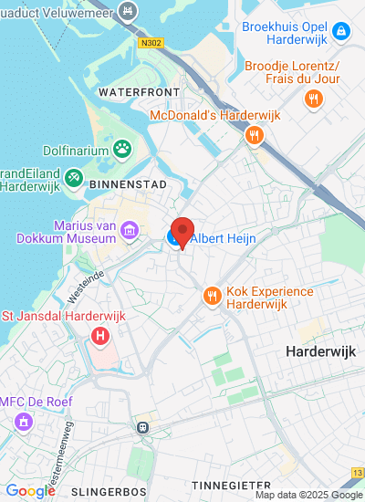 Map showing Harderwijk, Netherlands