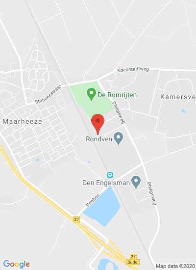 Map showing Maarheeze, Netherlands