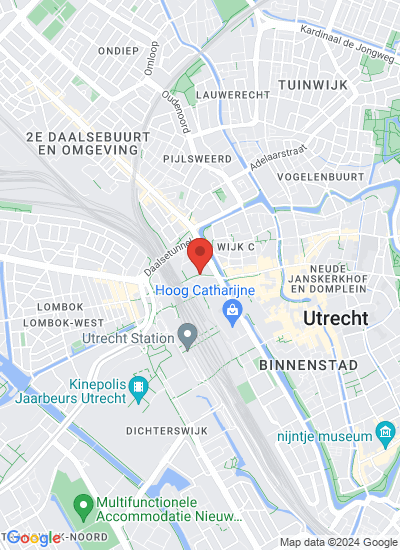 Map showing Utrecht, Netherlands