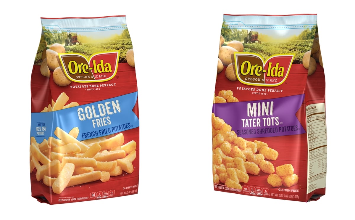 Ore ida products stand up pouches