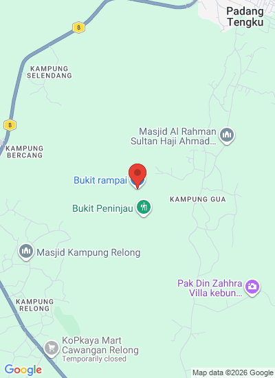 Map showing Melaka, Malaysia