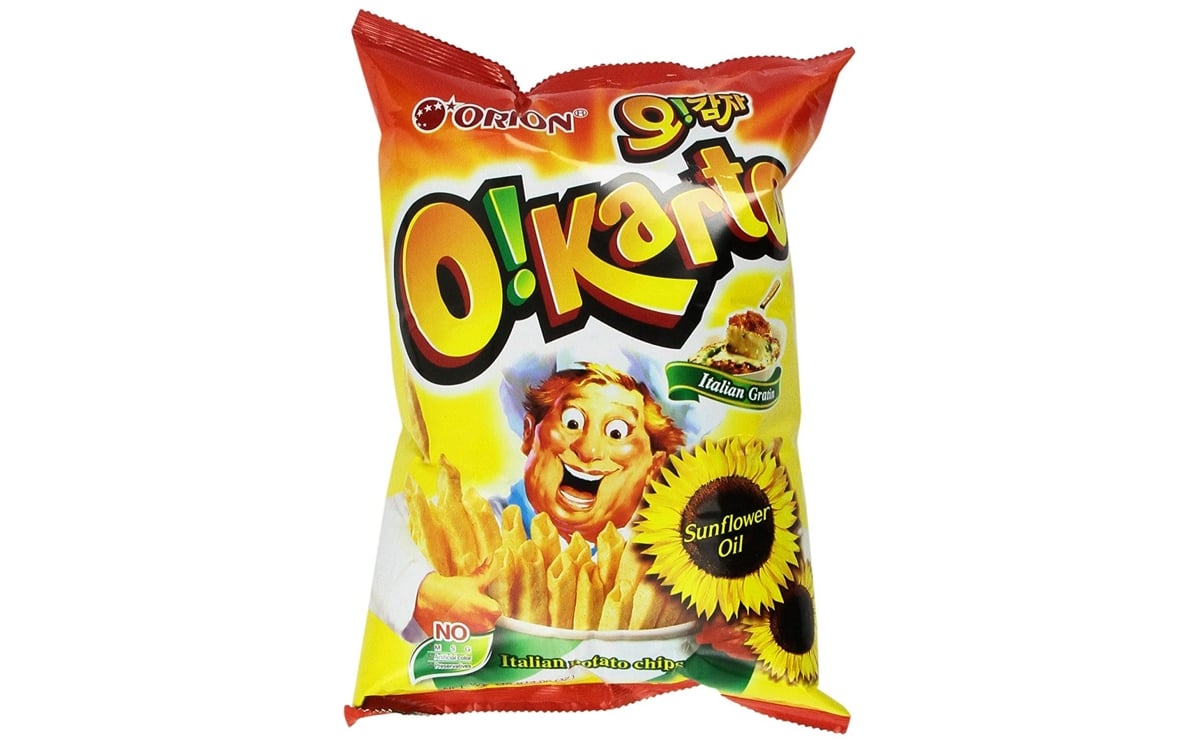 Orion brand italian gartin flavoured potato chips