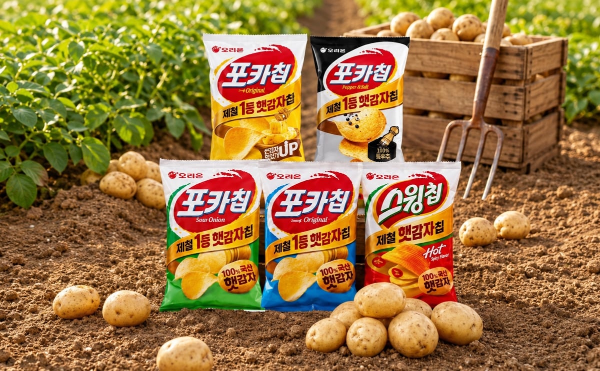 Orion fresh domestic potatoes pocachip swingchip
