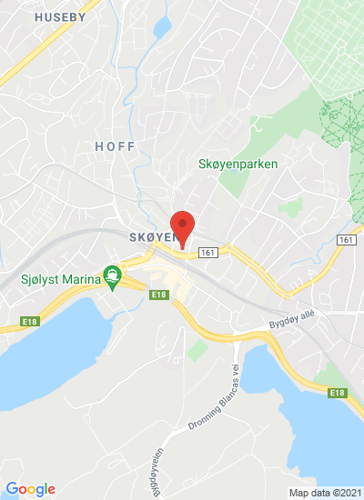 Map showing Oslo, Norway