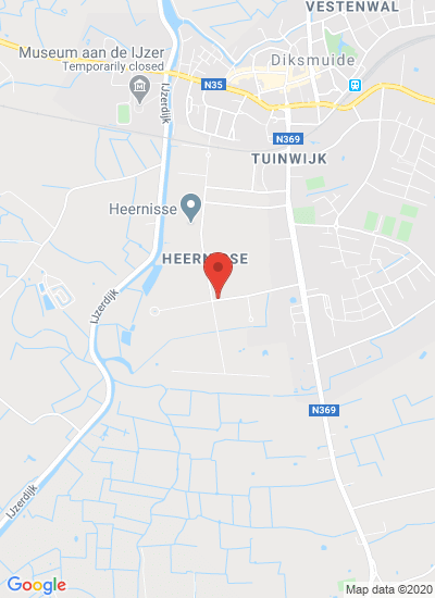 Map showing Diksmuide, Belgium