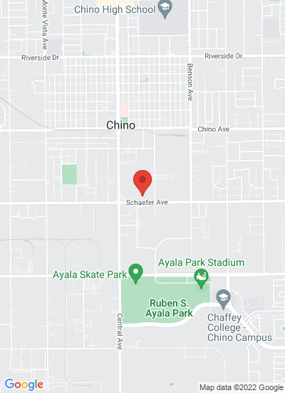 Map showing Chino, United States