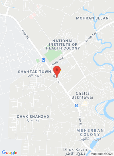 Map showing Islamabad, Pakistan