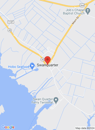 Map showing Swanquarter, United States