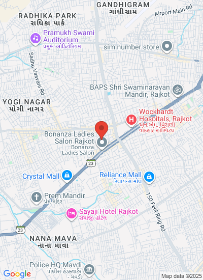 Map showing Rajkot, India