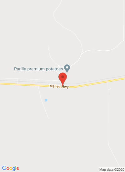 Map showing Parilla, Australia